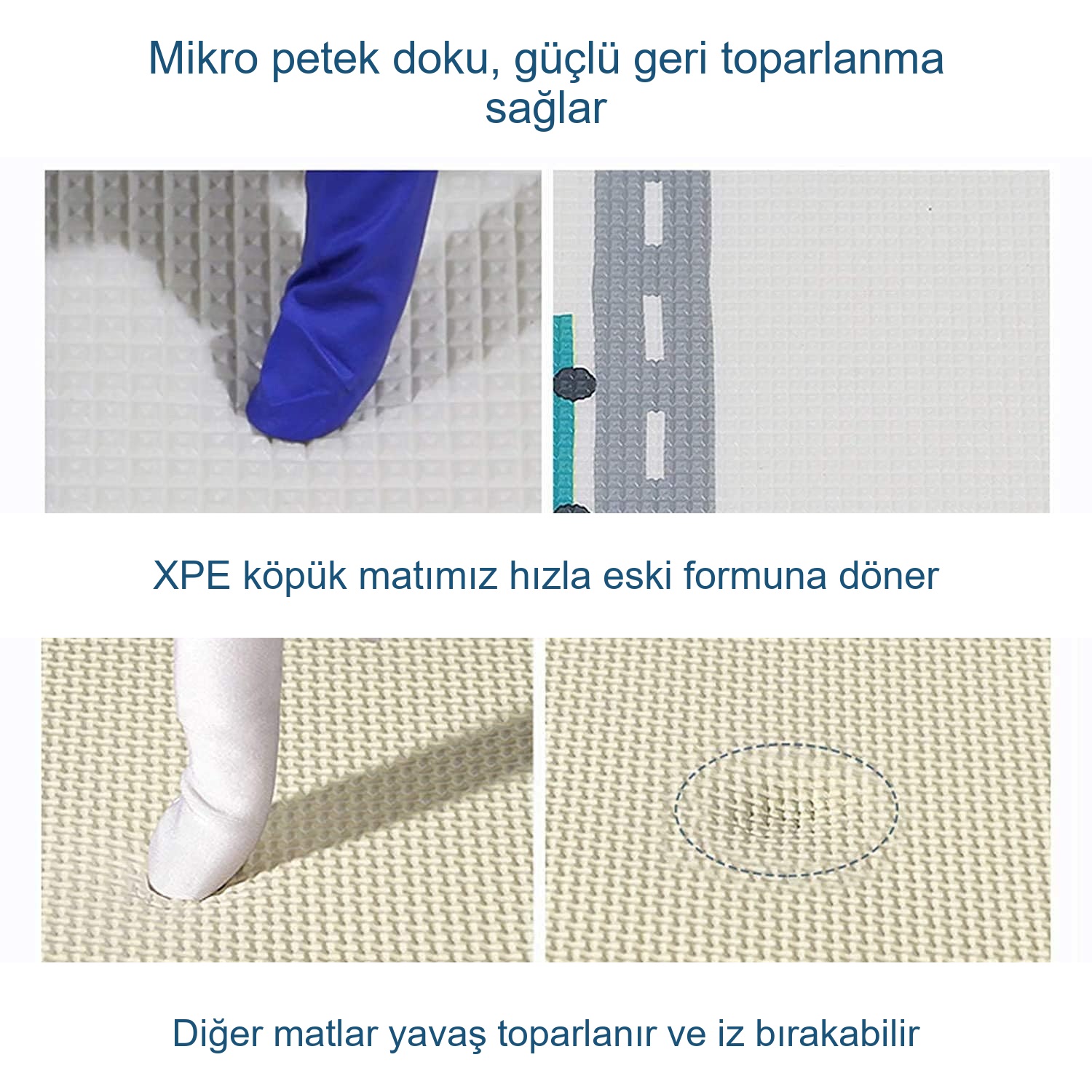 Oyun matı petek dokulu yüzey detayı